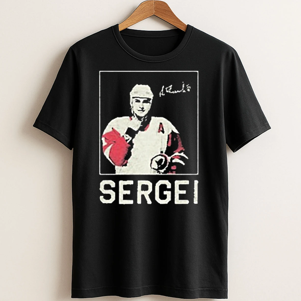 Original Sergei Fedorov Signature T Shirt Sweater