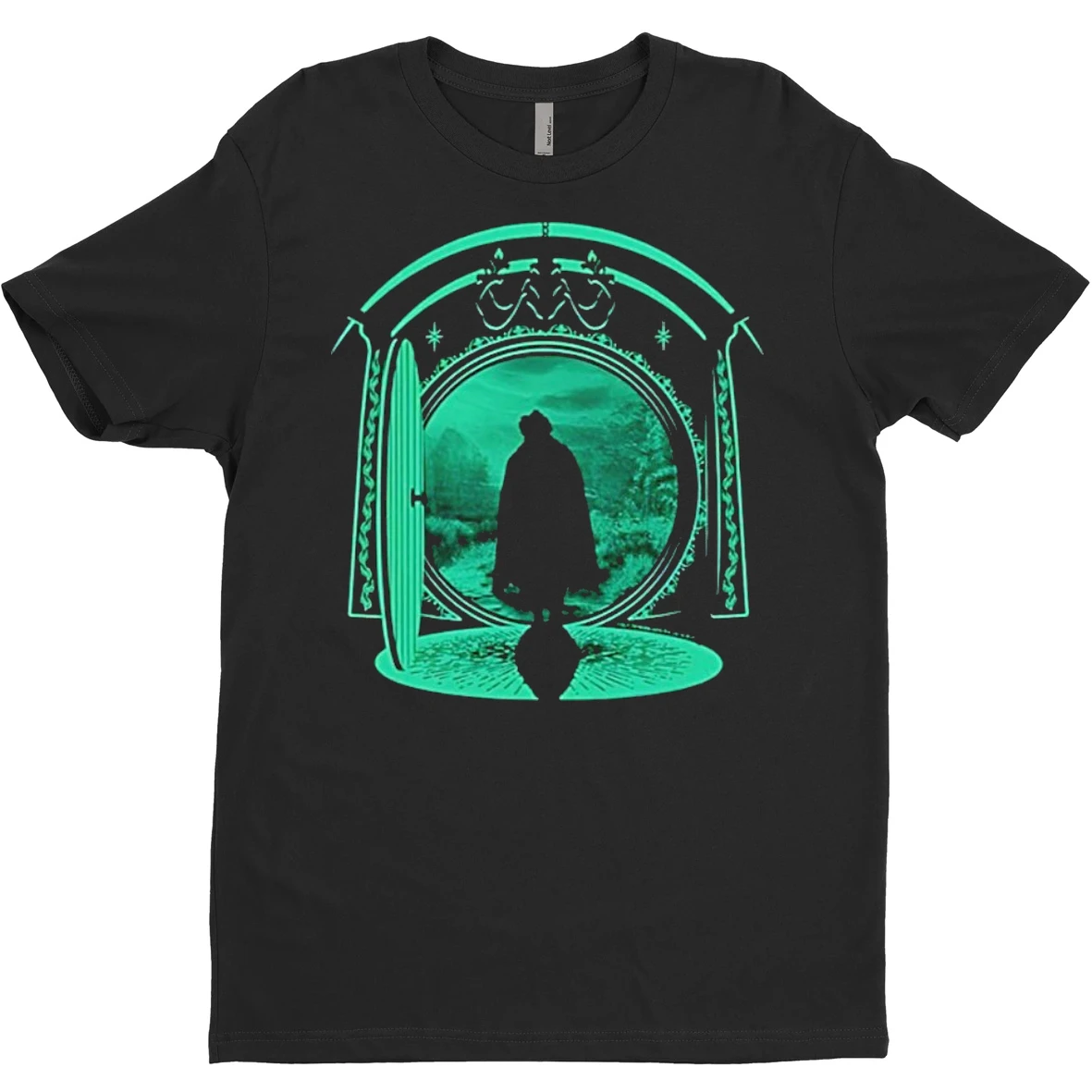 Original The Lord Of The Rings Hobbit Door Silhouette T Shirt Sweater