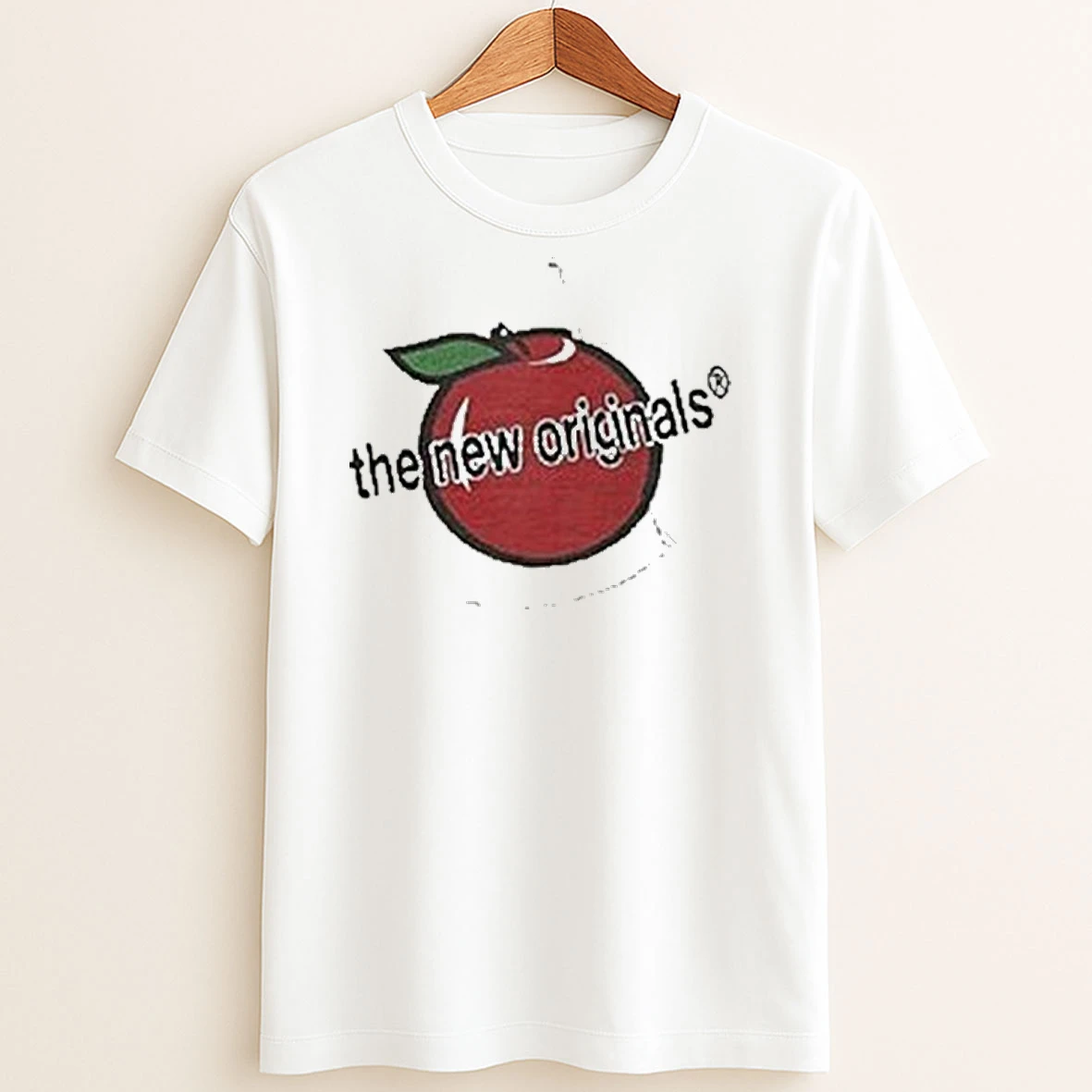 Original The New Apple Sticker Raglan T Shirt Sweater