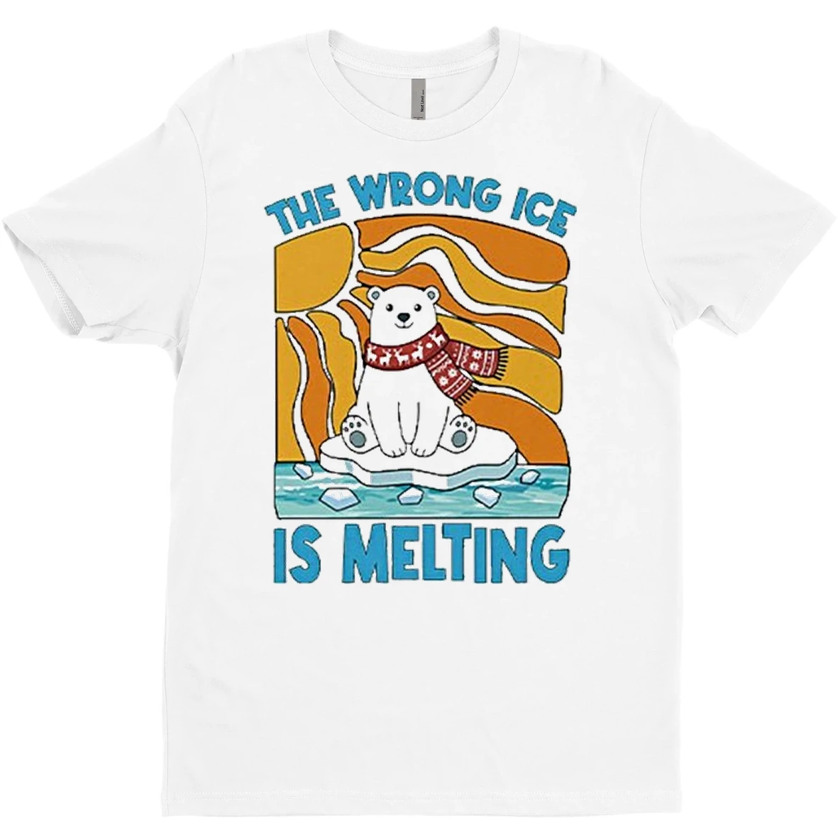Original The Wrong Ice Is Melting Polar Bear Ice Melting In The Arctic Abolish Ice T Shirt Sweater
