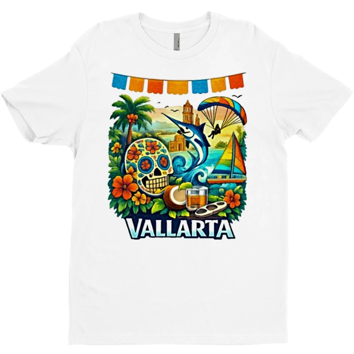Original Todo Vallarta Fiesta Icons T Shirt Sweater