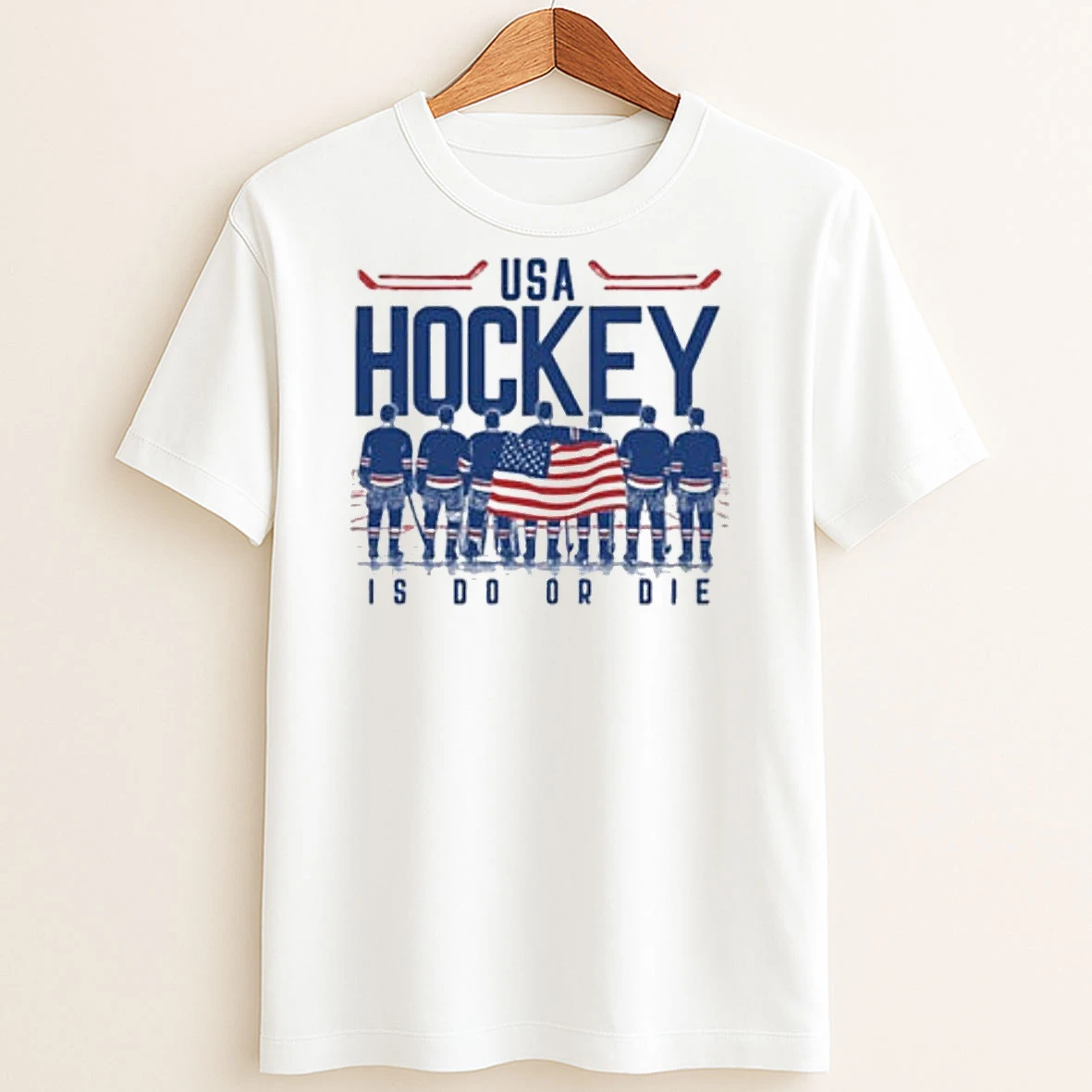 Original Usa Hockey Is Do Or Die Players Flag America T Shirt Sweater