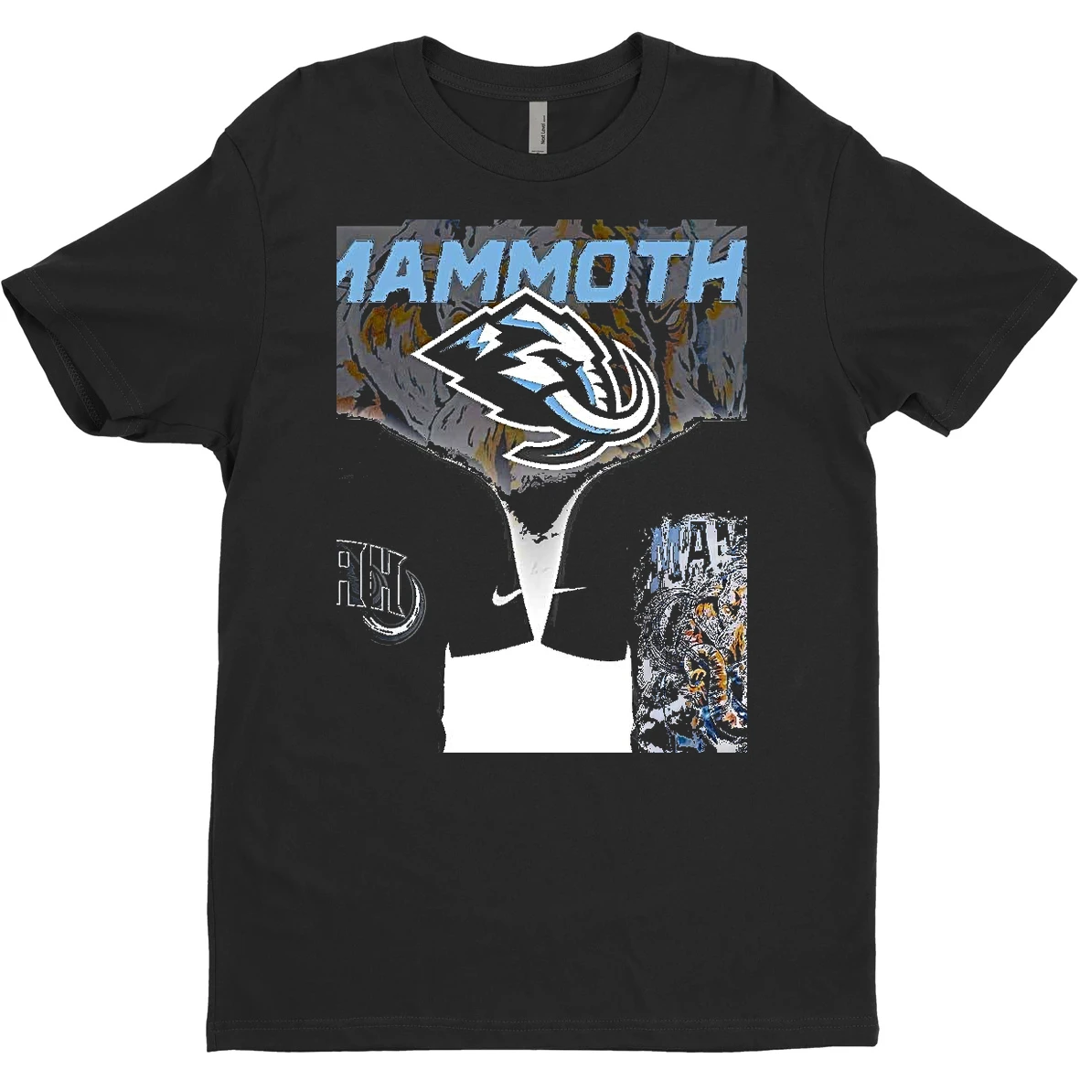 Original Utah Mammoth Counterpoint X Woodngrail Black T Shirt Sweater