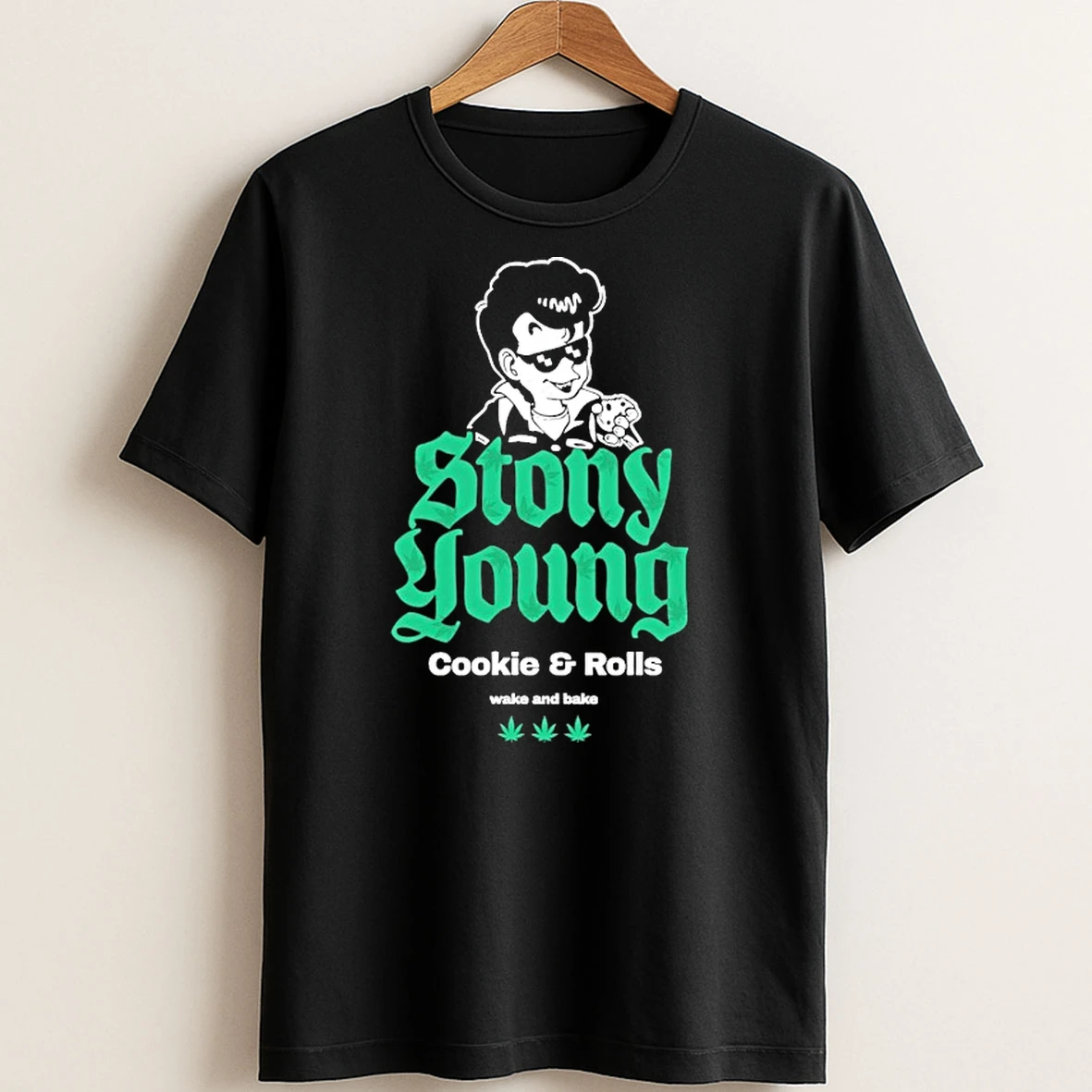 Original Wake And Bake Stony Young Cookie And Rolls T Shirt Sweater