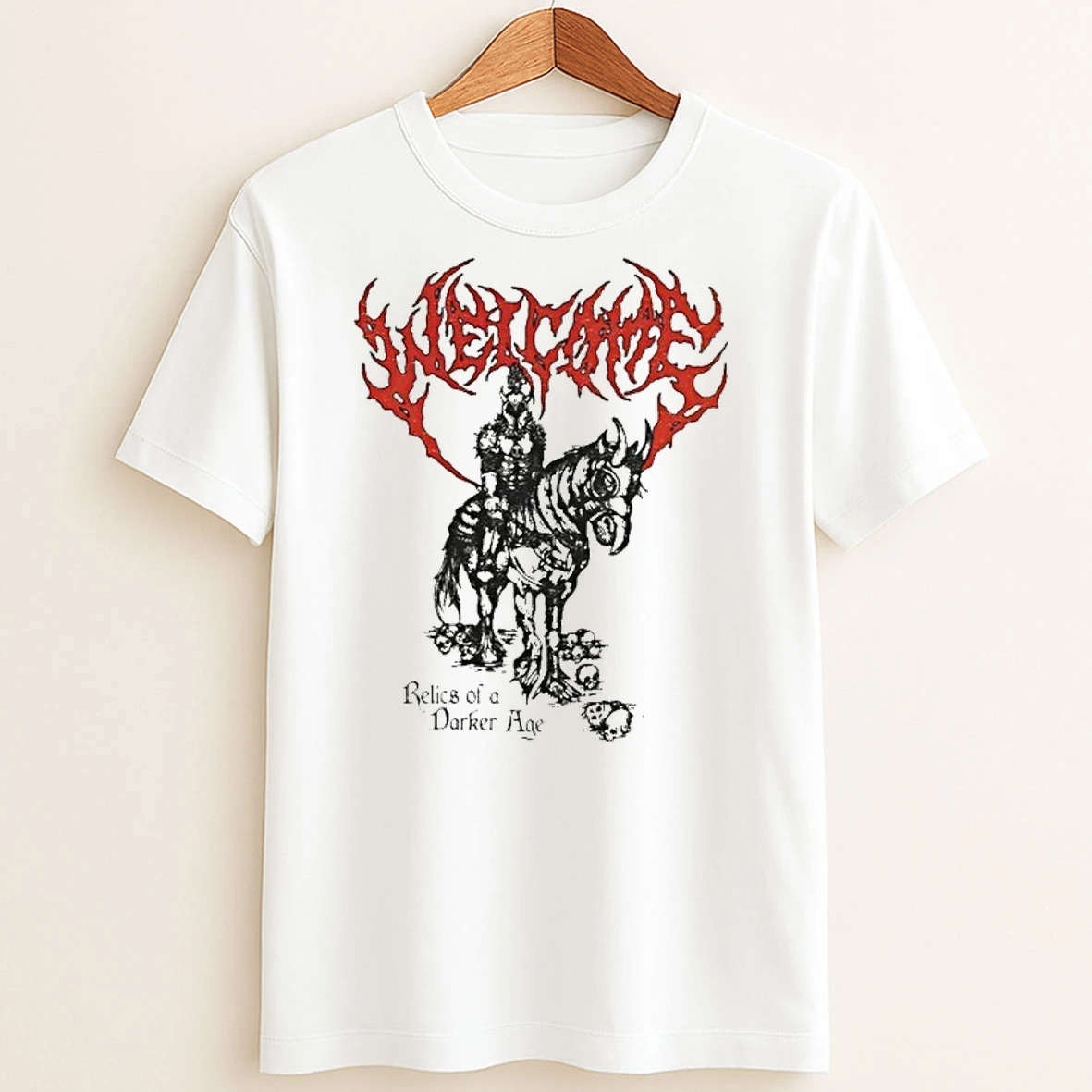 Original Welcome Skateboards Relics Of A Darker Age T Shirt Sweater