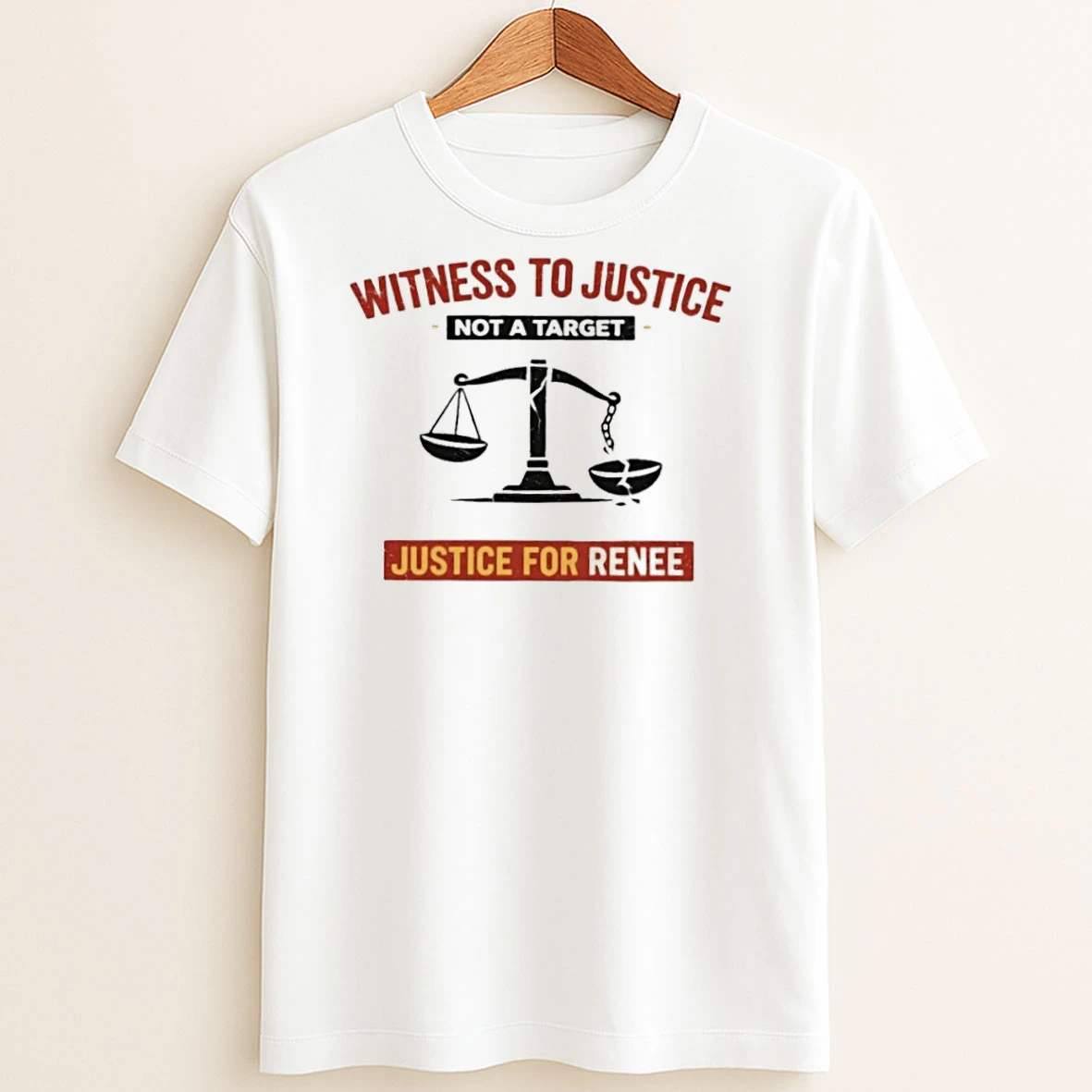 Original Witness To Justice Not A Target Justice For Renee T Shirt Sweater