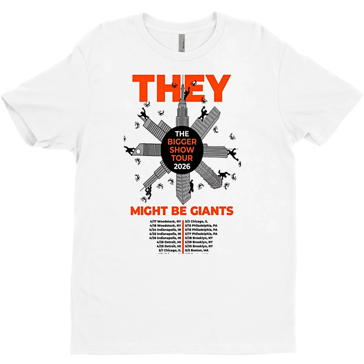 Original They Might Be Giants The Bigger Show Tour 2026 T Shirt Sweater