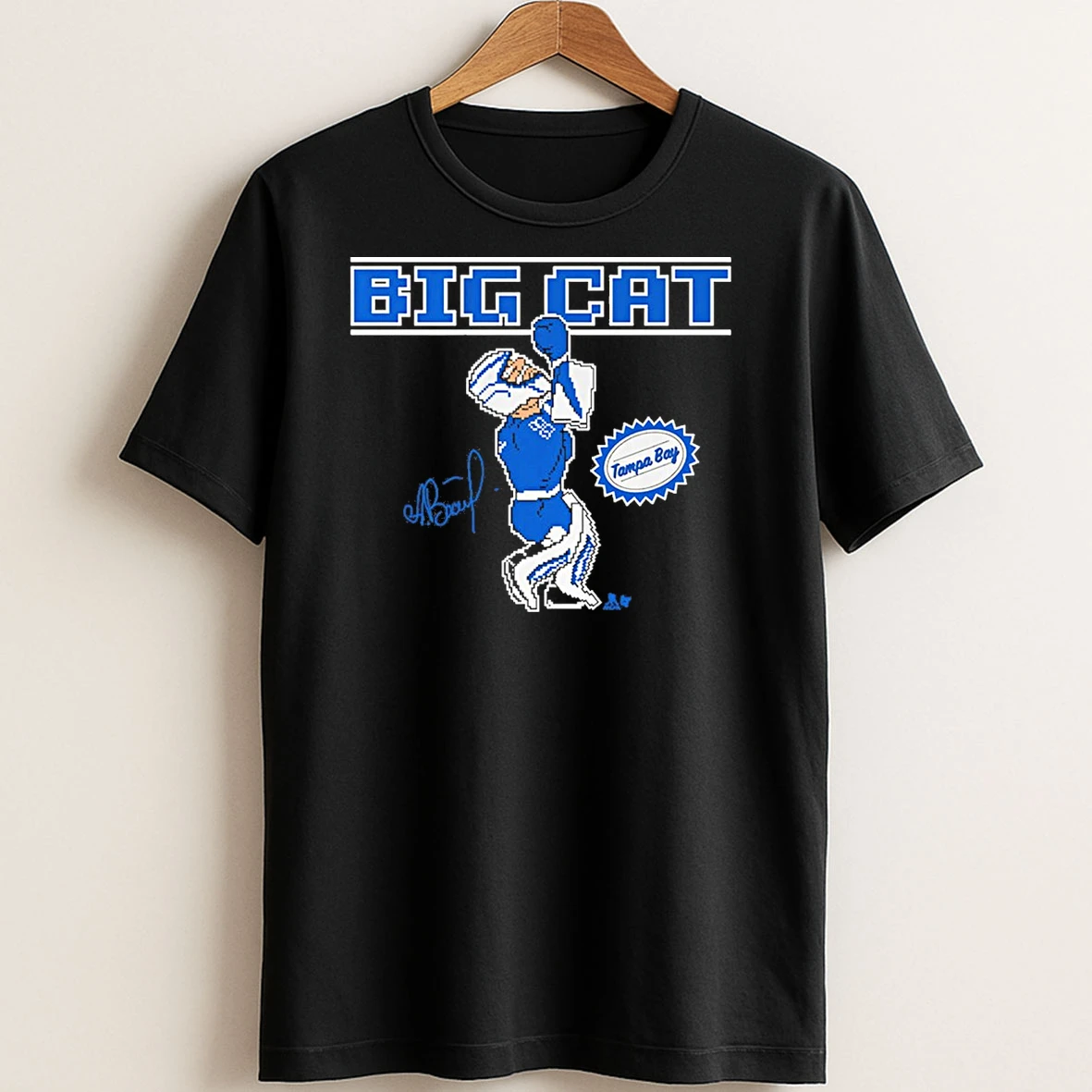 Original Andrei Vasilevskiy Big Cat Retro Punch Tampa Bay Lightning Hockey Signature T Shirt Sweater