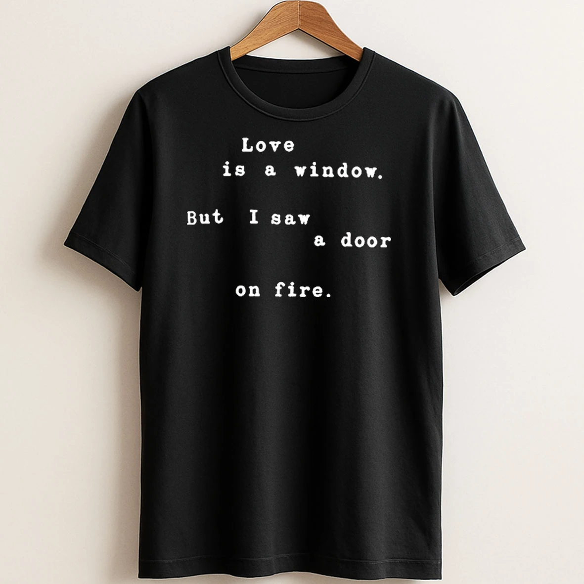Original Bts Love Is A Window But I Saw A Door On Fire T Shirt Sweater