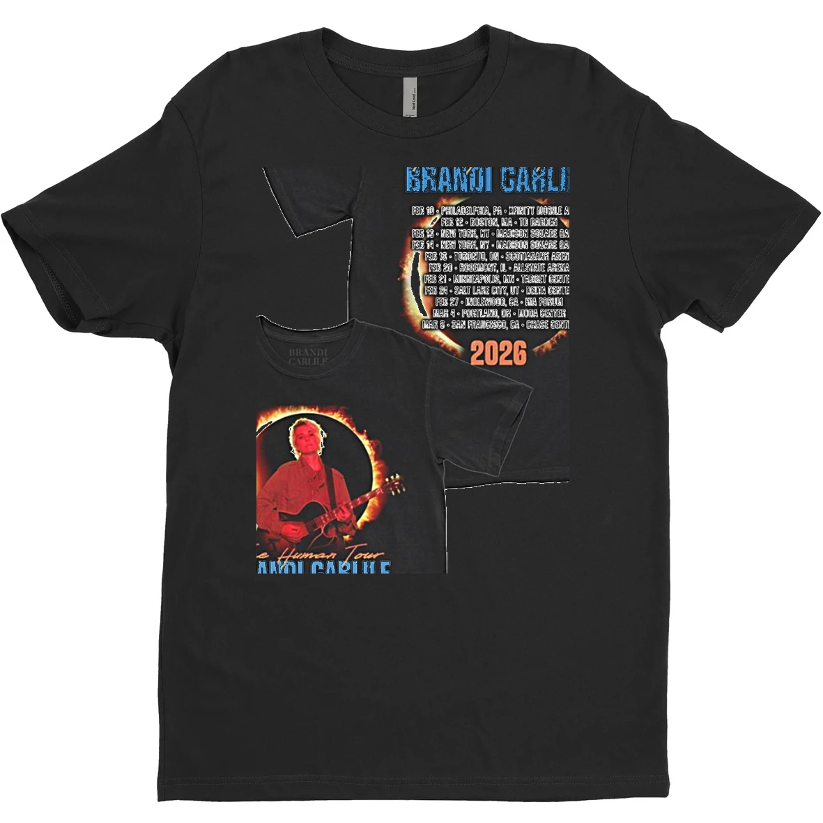 Original Brandi Carlile The Human Tour T Shirt Sweater