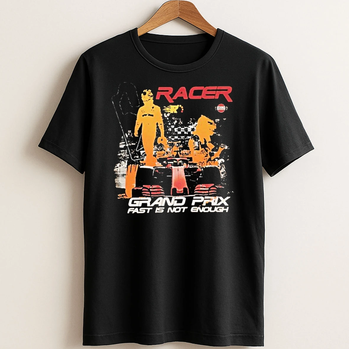 Original Brown Racer Print Racer Grand Prix Fast Is Not Enough T Shirt Sweater