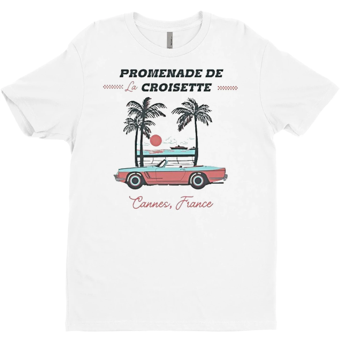 Original Cannes Promenade De La Croisette French T Shirt Sweater