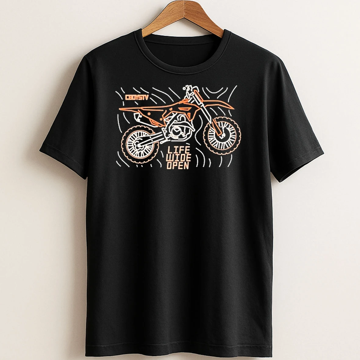 Original Cboystv Neon Bike Life Wide Open T Shirt Sweater