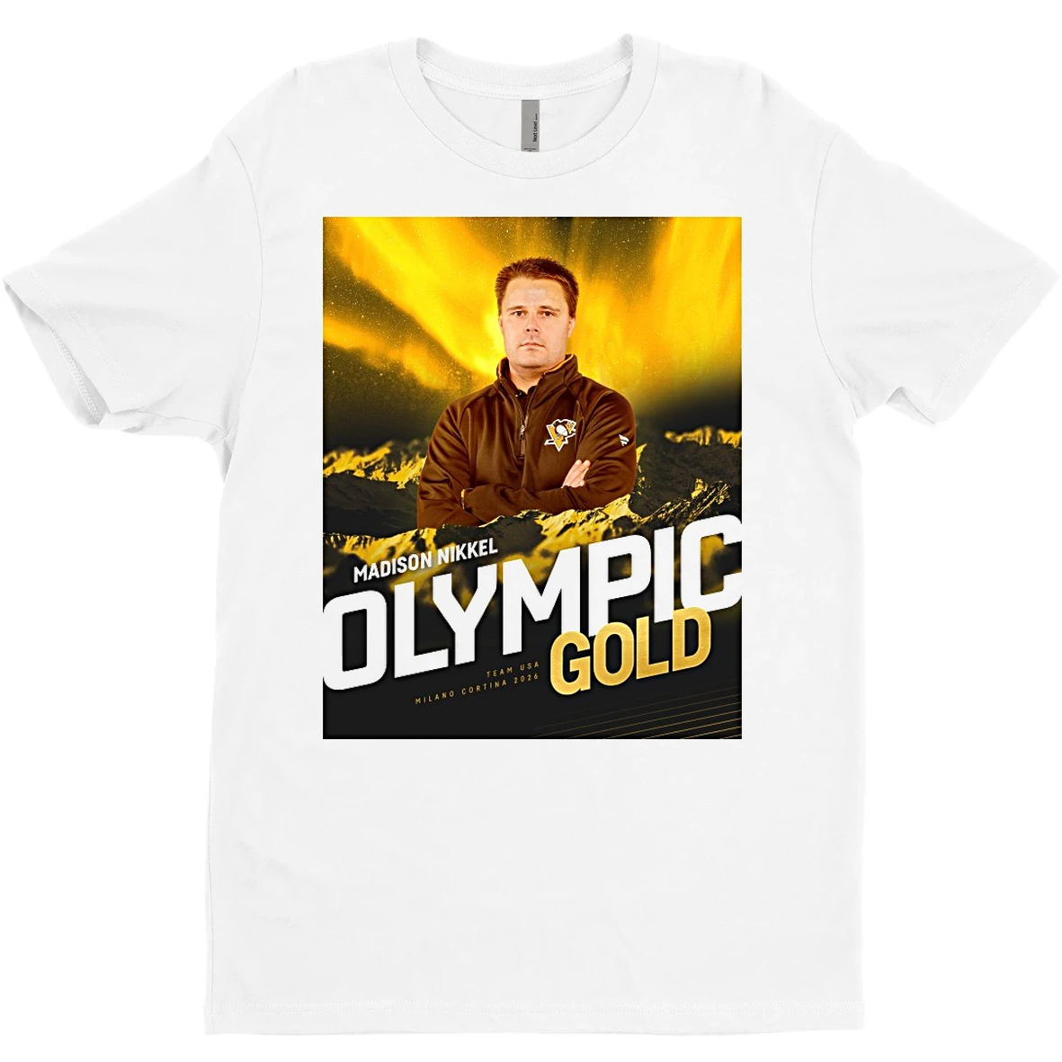 Original Coach Madison Nikkel Olympic Gold Team Usa Milano Cortina 2026 T Shirt Sweater