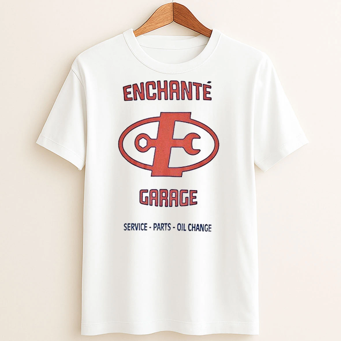 Original Enchante Garage Service Parts Oil Change Service T Shirt Sweater
