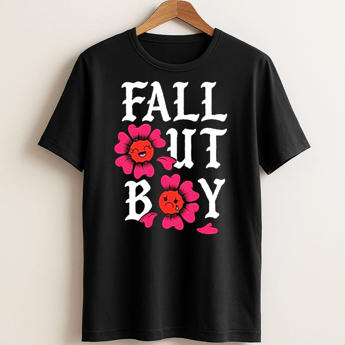 Original Fall Out Boy Flowers T Shirt Sweater
