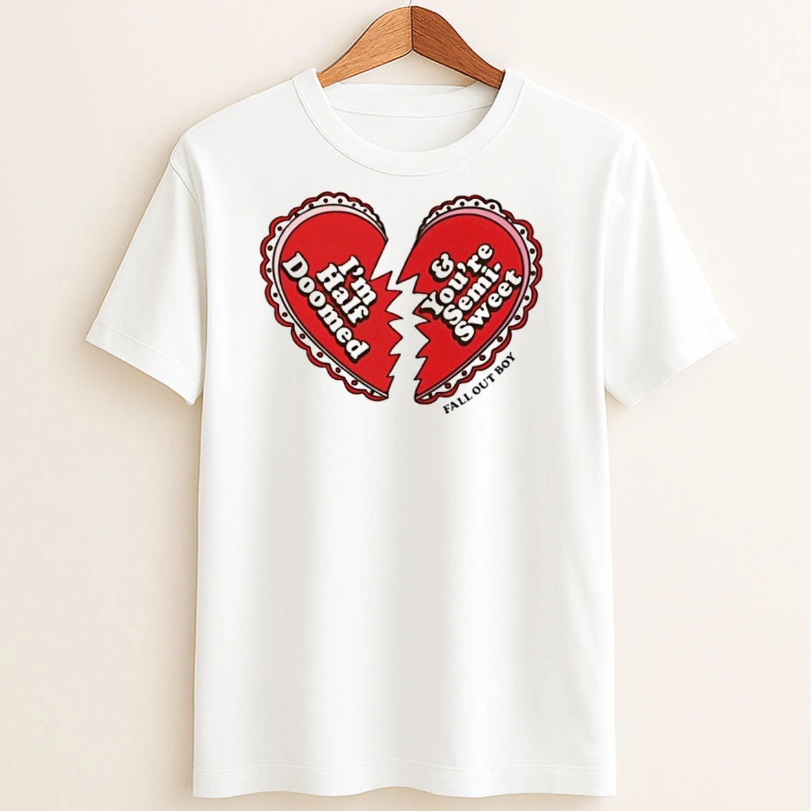 Original Fall Out Boy Half Doomed T Shirt Sweater