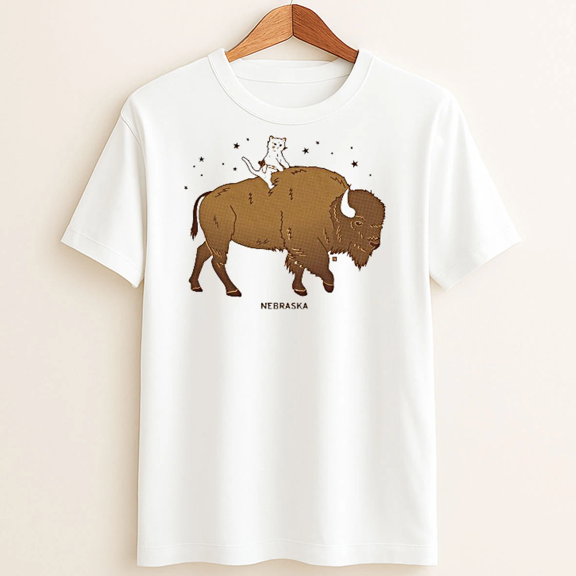 Original Gary Riding Bison Nebraska T Shirtss T Shirt Sweater