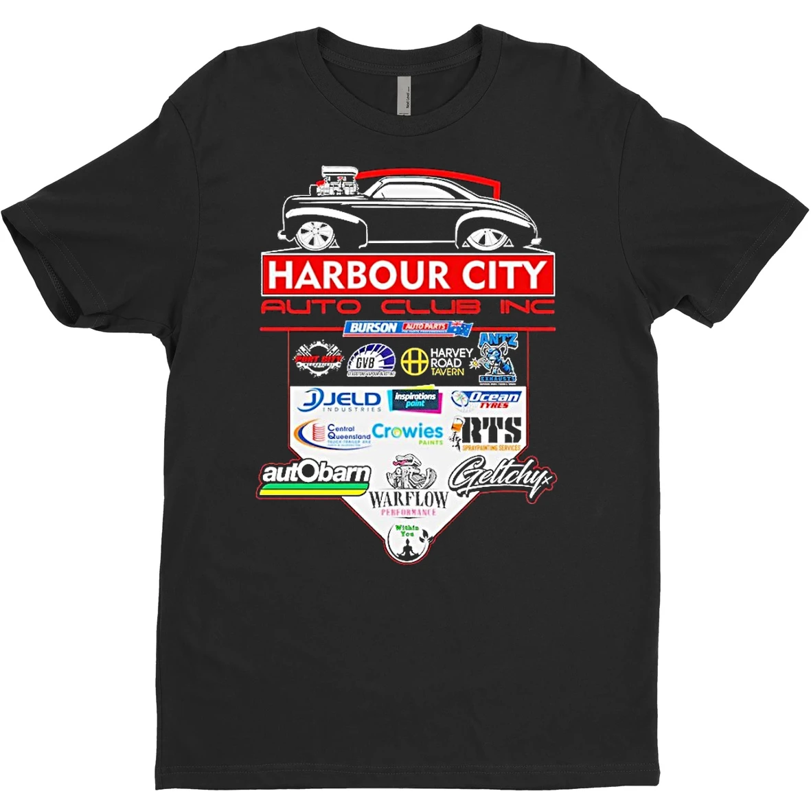 Original Harbour City Auto Club Sponsors 2026 T Shirt Sweater