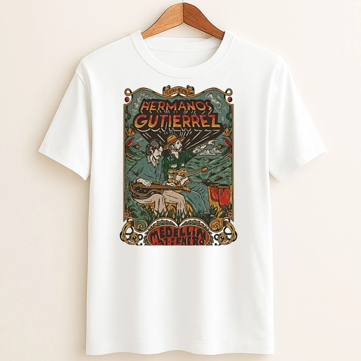 Original Hermanos Gutierrez La Pascasia In Medellin Colombia January 31 2026 T Shirt Sweater