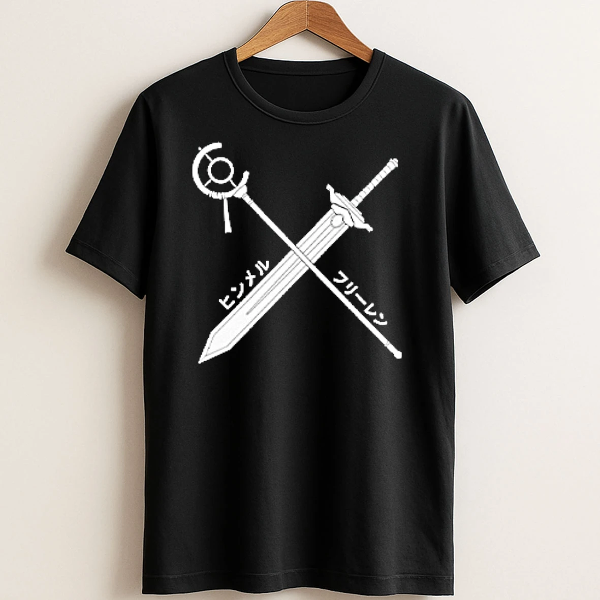 Original Himmel X Frieren Sword And Staff T Shirt Sweater