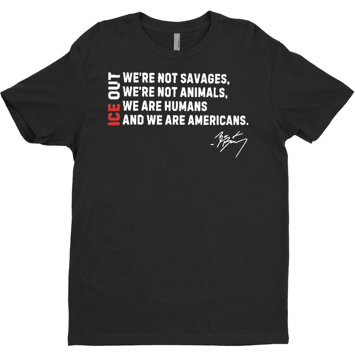 Original Ice Out Were Not Savage Were Not Animals Bad Bunny T Shirt Sweater