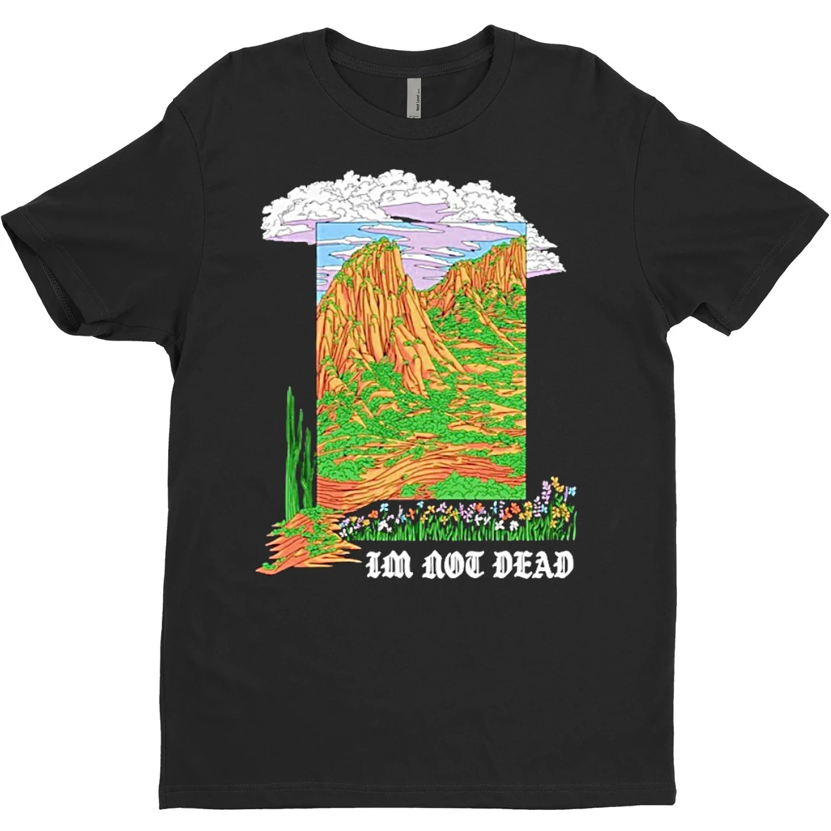 Original Im Not Dead Garment Dyed T Shirt Sweater