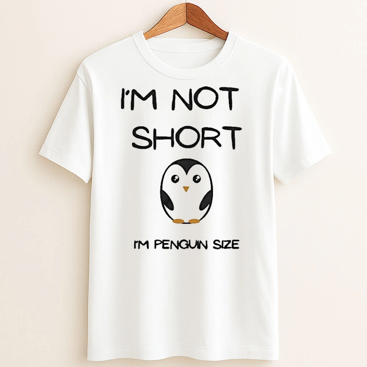 Original Im Not Short Im Penguin Size T Shirt Sweater