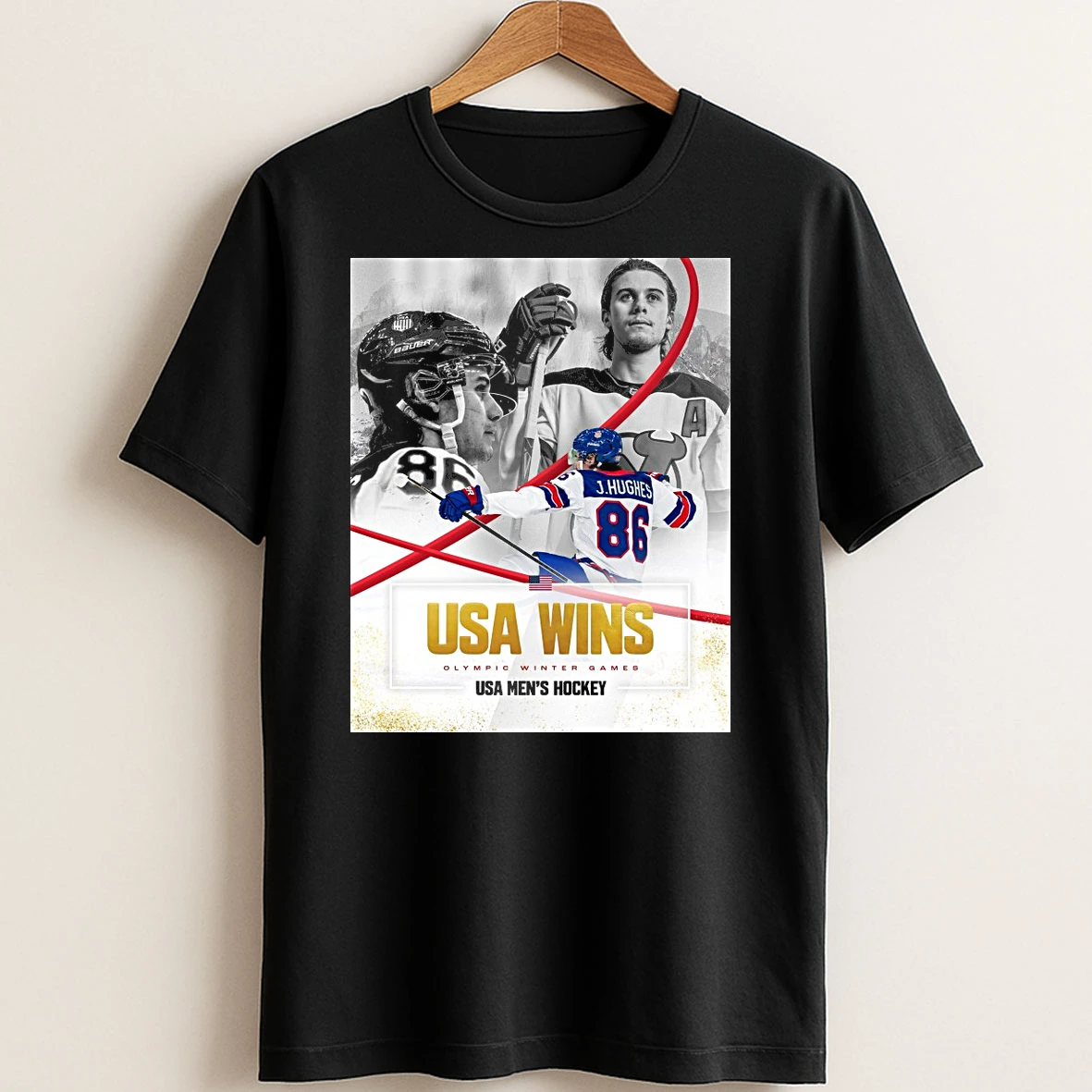 Original Jack Hughes Our Golden Boy Our Golden Star Usa Wins 2026 Olympic Winter Games Usa Mens Hockey T Shirt Sweater