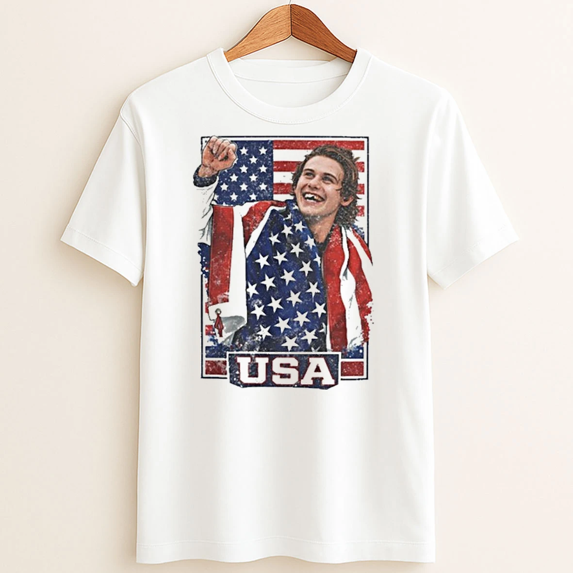 Original Jack Hughes Team Usa 2026 T Shirt Sweater