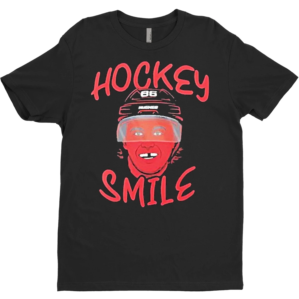 Original Jack Hughes Team Usa Hockey Smile T Shirt Sweater