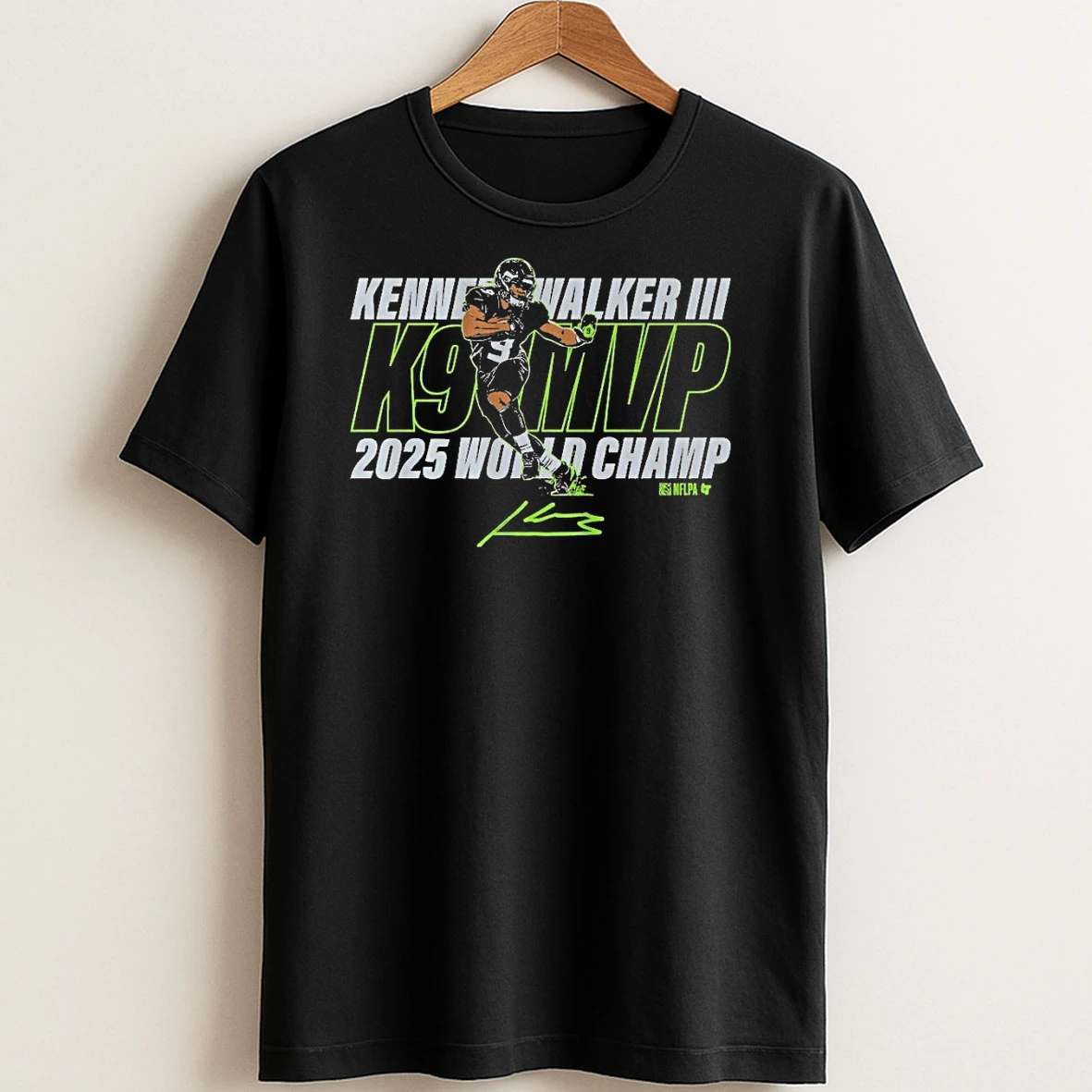Original Kenneth Walker Iii K9 Mvp 2025 World Champs T Shirt Sweater