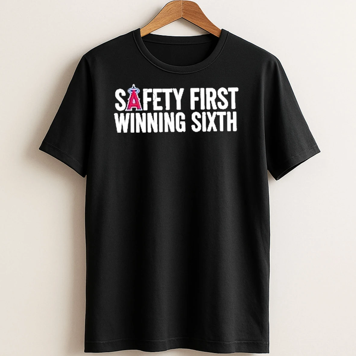 Original La Angels Safety First Winning Sixth T Shirt Sweater