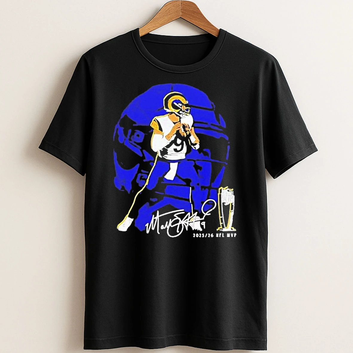 Original Matthew Stafford Los Angeles Rams 2025 26 Nfl Mvp Signature T Shirt Sweater