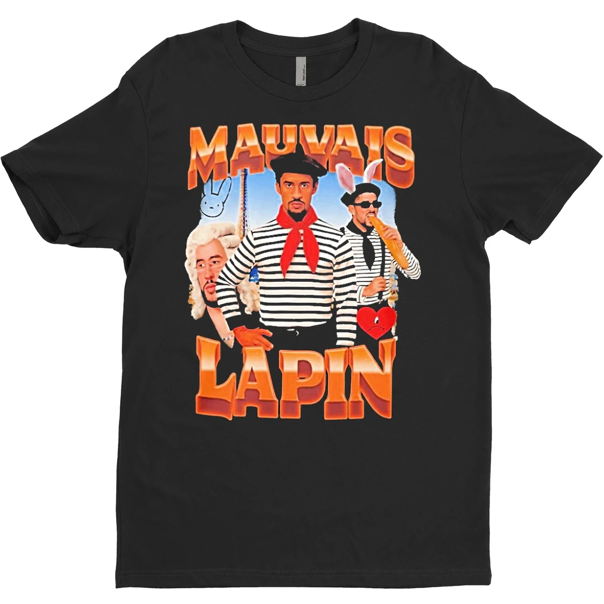 Original Mauvais Lapin Bad Bunny Graphic T Shirt Sweater