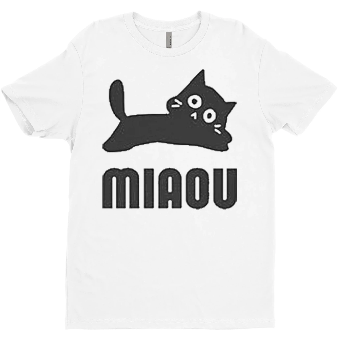 Original Miaou Cat French T Shirt Sweater