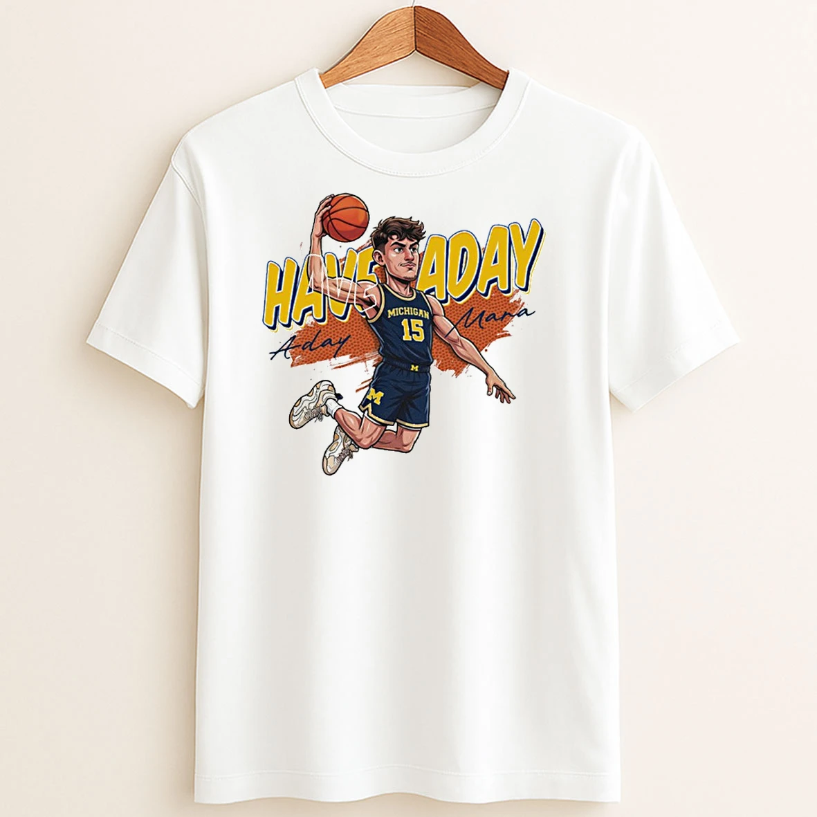 Original Michigan Wolverines Basketball Aday Mara Have Aday Caricature T Shirt Sweater