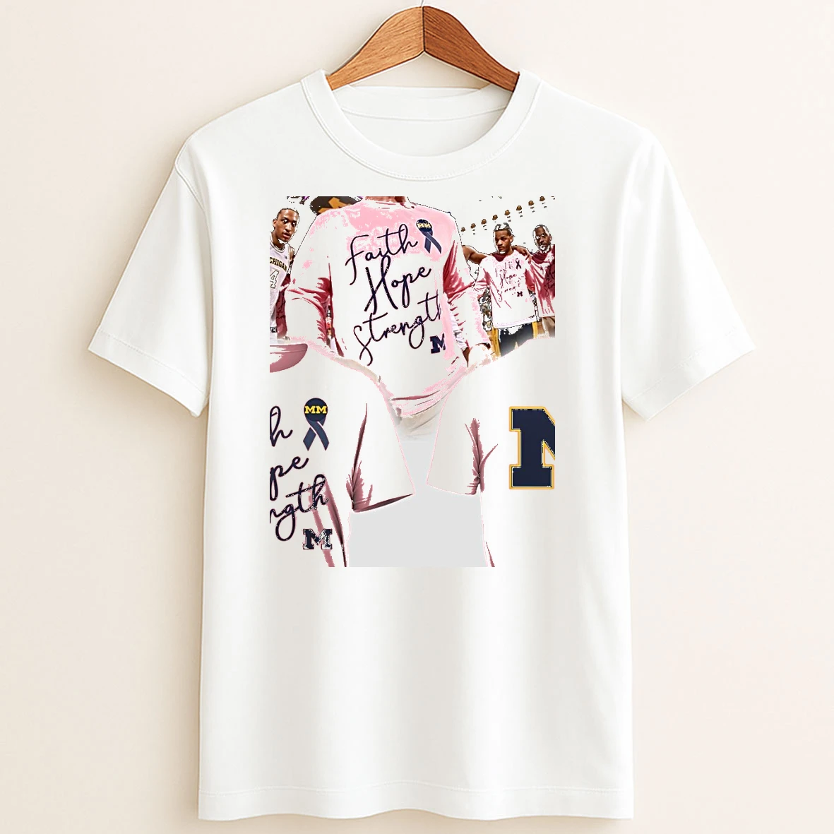 Original Michigan Wolverines Faith Hope Strength 2026 T Shirt Sweater