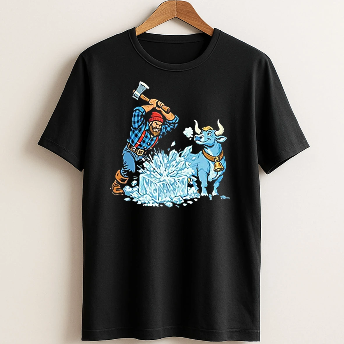 Original Minnesota Resistance Paul And Blue Ox Anti Ice T Shirt Sweater