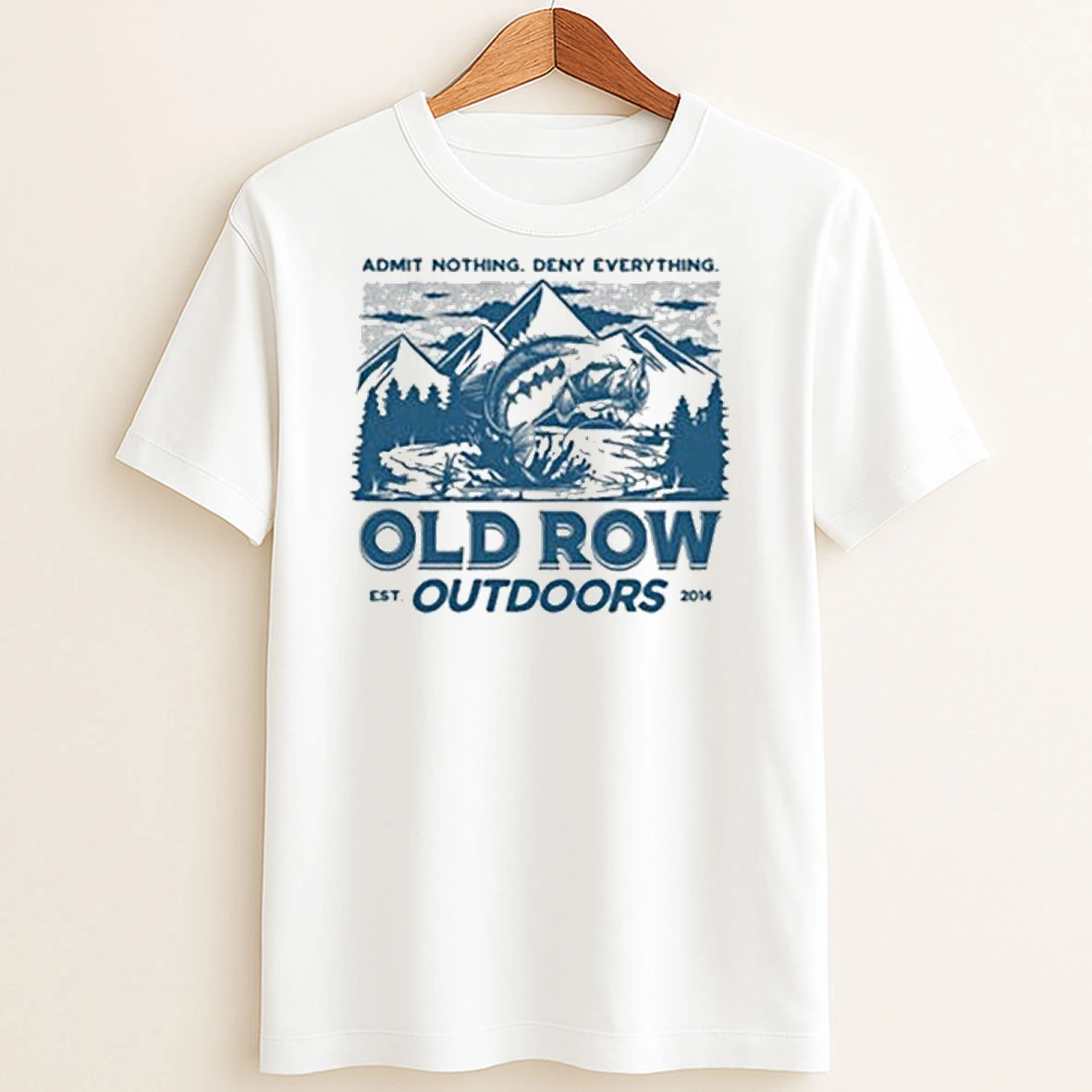 Original Old Row Outdoors Gone Fishing T Shirt Sweater