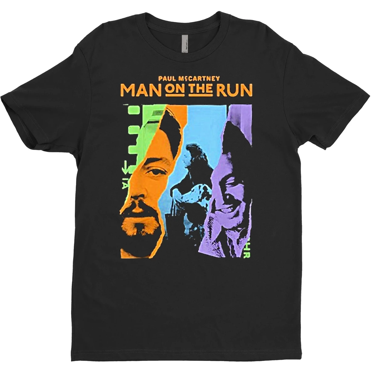 Original Paul Mccartney Man On The Run T Shirt Sweater