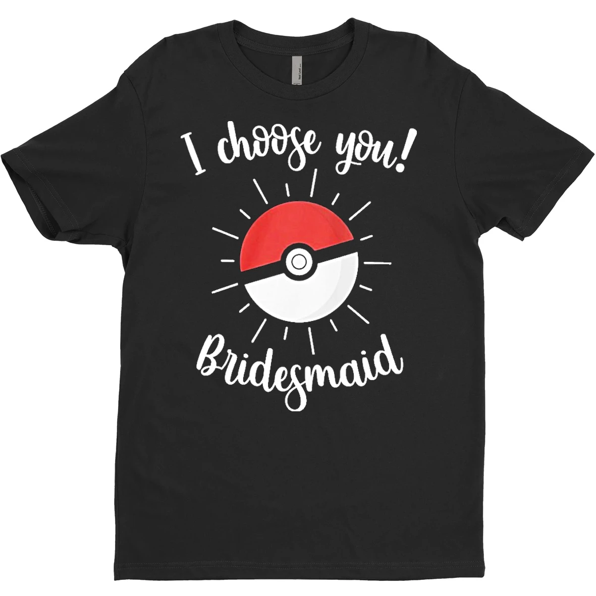 Original Pokemon Wedding Matching Bridal Party T Shirt Sweater