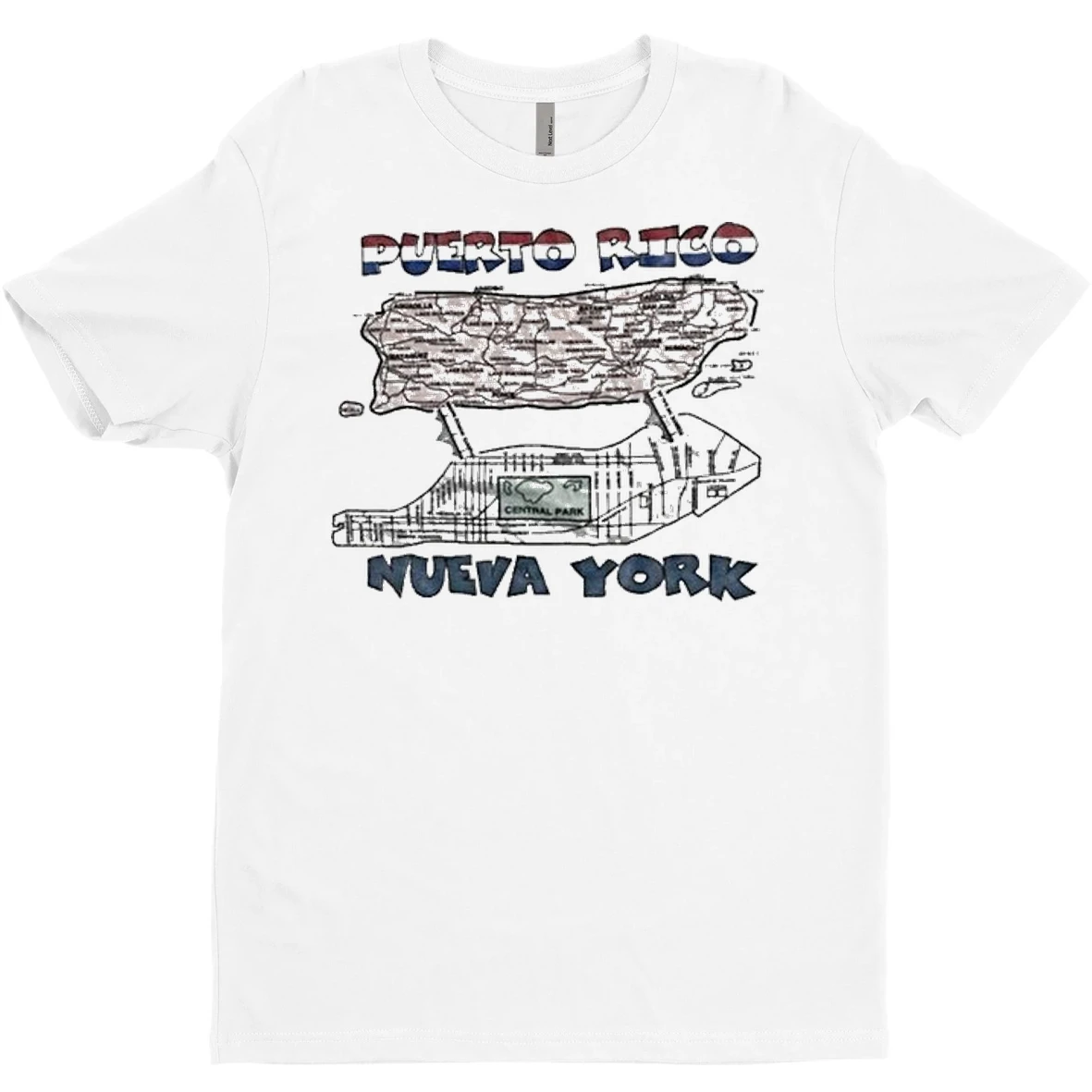 Original Puerto Rico Nueva York Map 2026 T Shirt Sweater