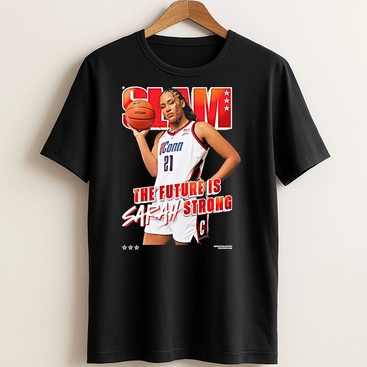 Original Slam Cover The Future Is Sarah Strong Uconn Huskies Basketball T Shirt Sweater