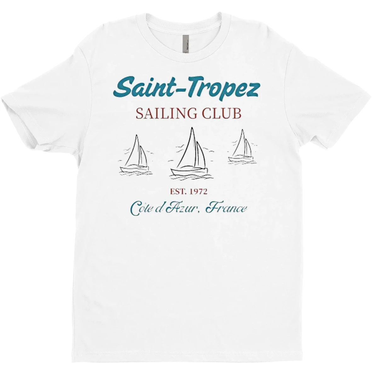 Original Saint Tropez Sailing Club French Est 1972 T Shirt Sweater