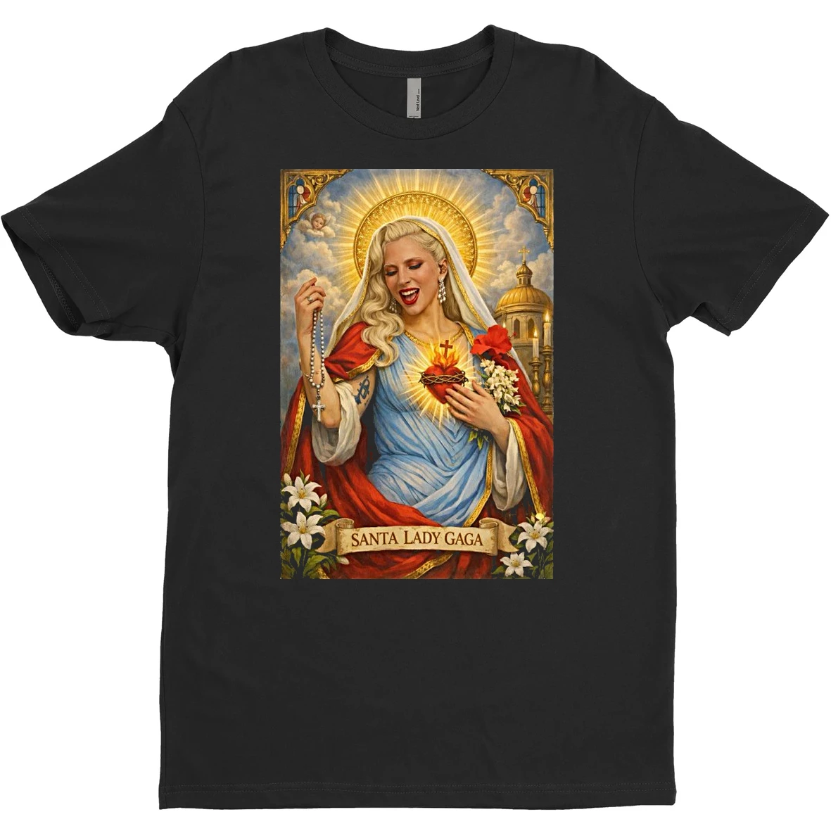 Original Santa Lady Gaga T Shirt Sweater