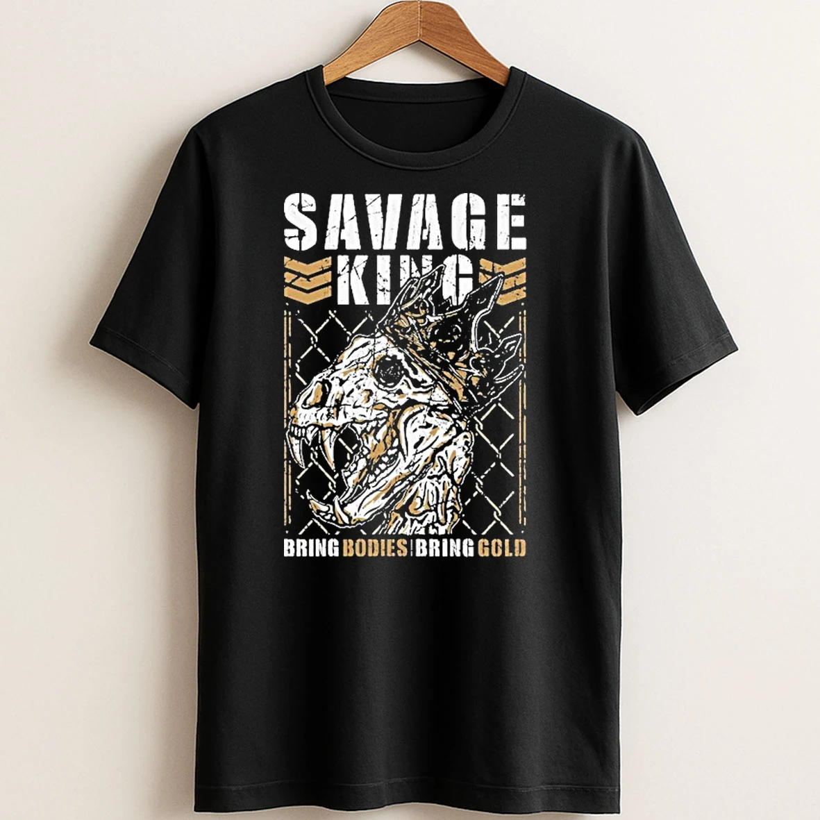 Original Savage King Bring Bodies Bring Gold David Finlay T Shirt Sweater