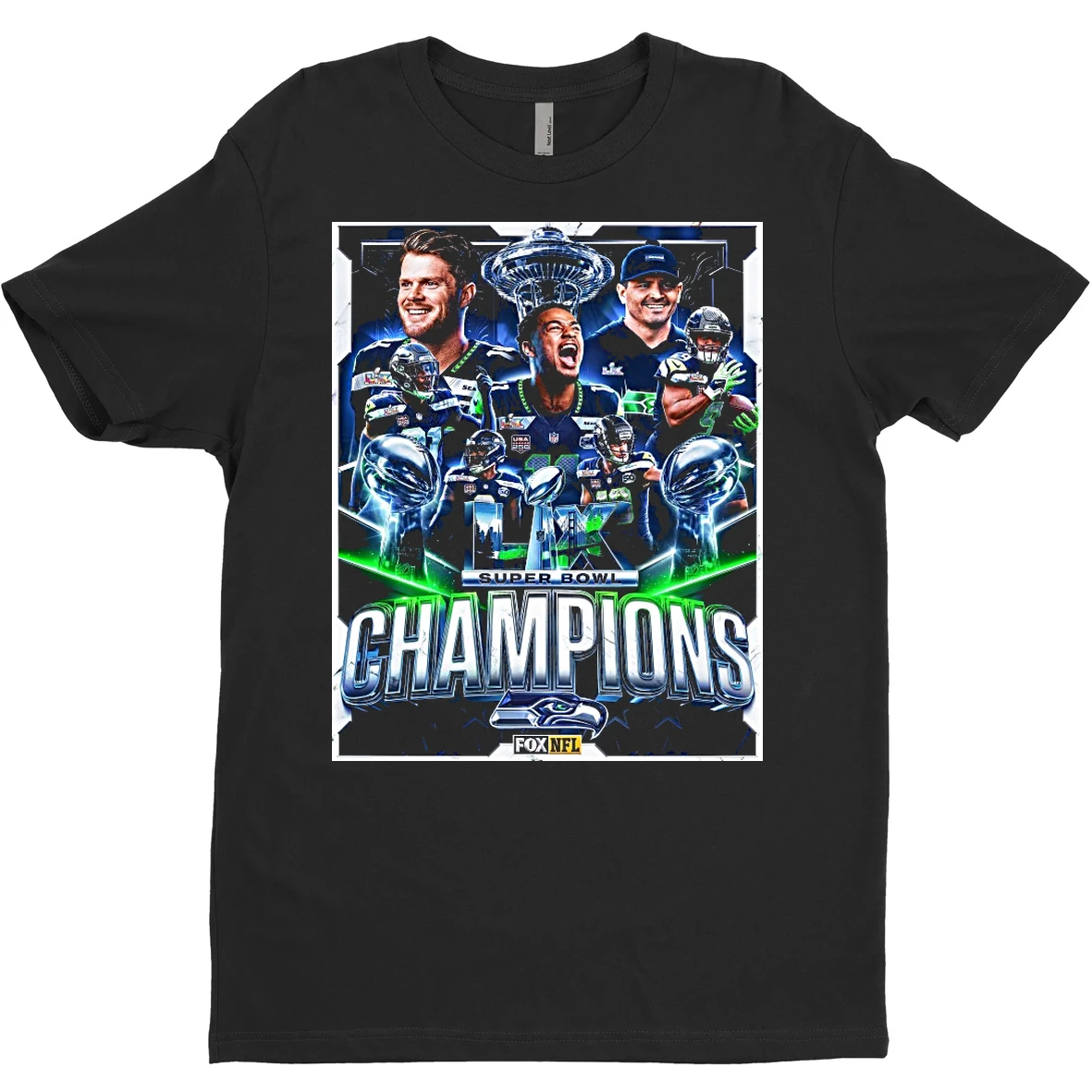 Original Seattle Seahawks 2025 26 Are Super Bowl Champions Fox Nfl T Shirt Sweater