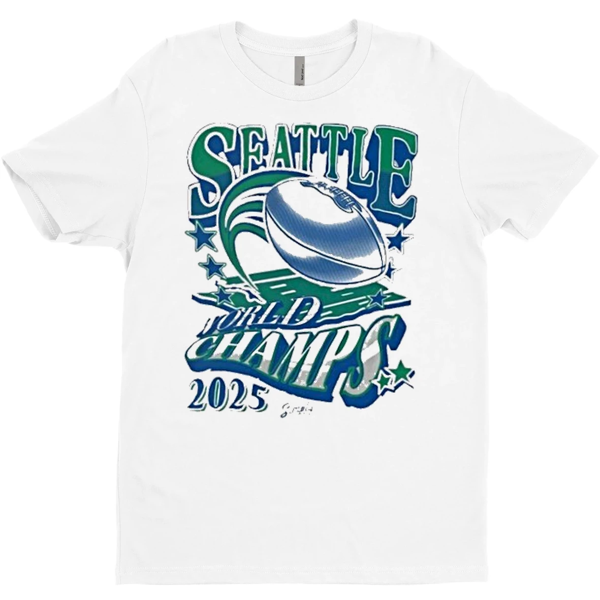 Original Seattle Seahawks Evergreen State Legends 2025 World Champions T Shirt Sweater