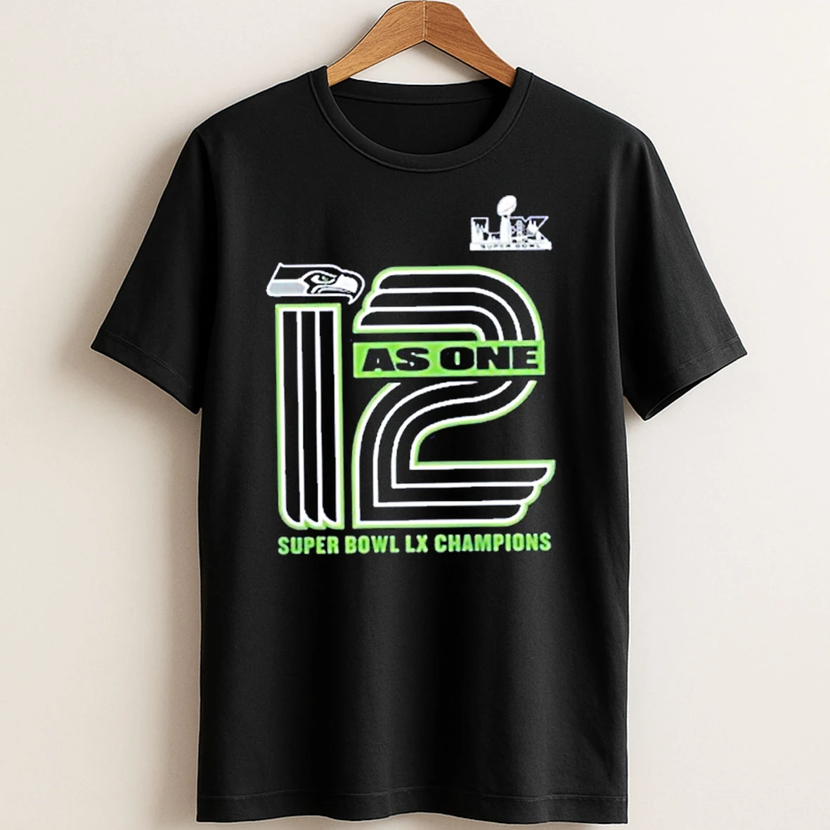 Original Seattle Seahawks Super Bowl Lx Champions 12 As One Hometown On Top T Shirt Sweater